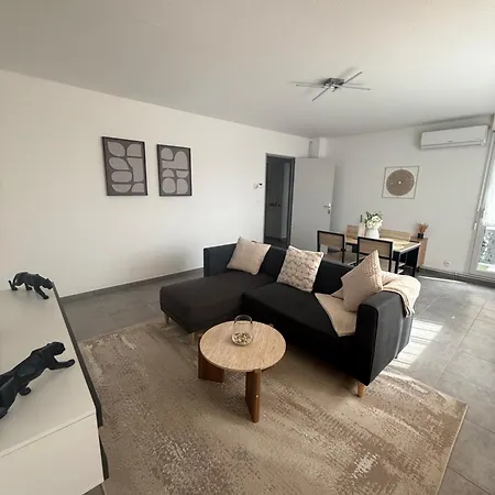 T4 Design Lumineux Climatise Avec Balcon & Apartman Toulouse